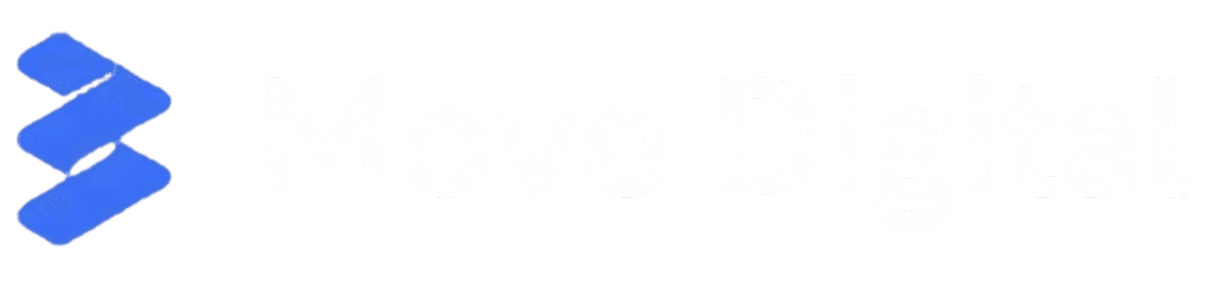 Move Digital White Logo